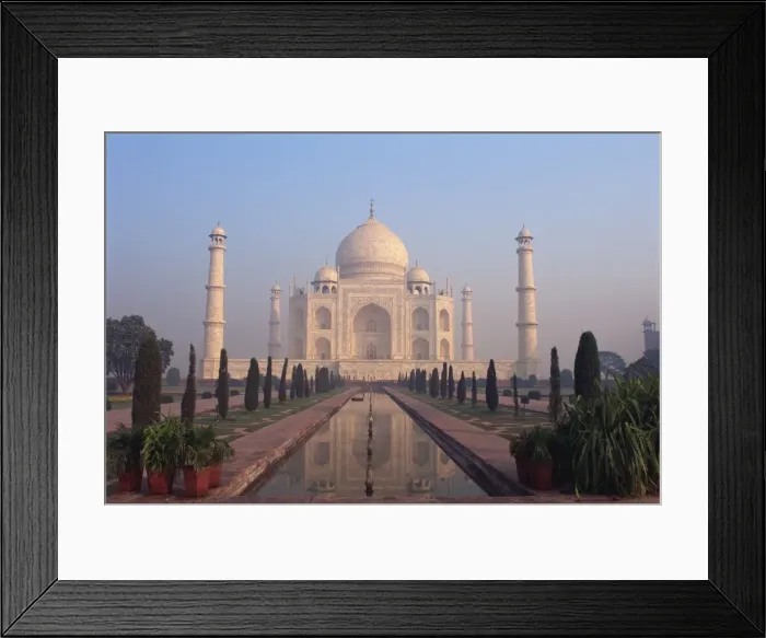 Framed Print : The Taj Mahal, UNESCO World Heritage Site, Agra, Uttar Pradesh, India, Asia