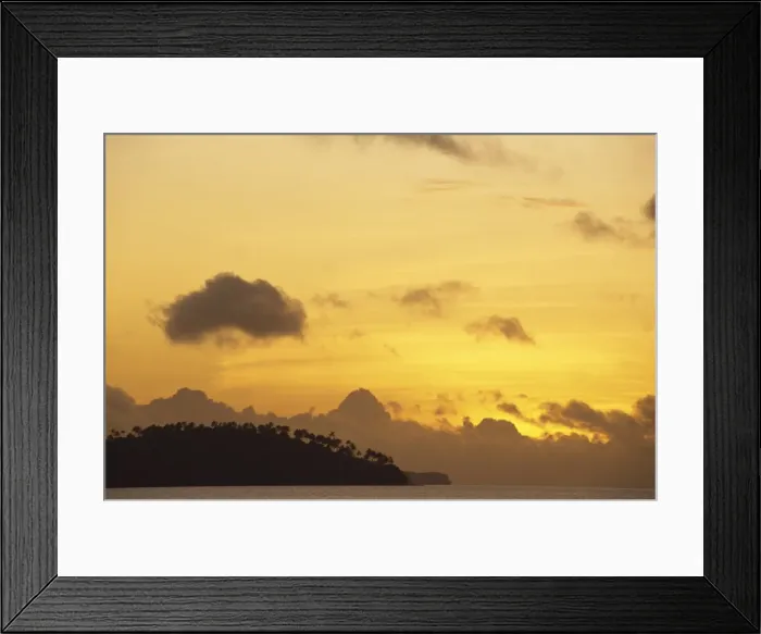 Framed Print : Looking towards Kapa Island at sunset, Vava u Group, Tonga, Pacific Islands, Pacific Framed Print : Looking towards Kapa Island at sunset, Vava u Group, Tonga, Pacific Islands, Pacific