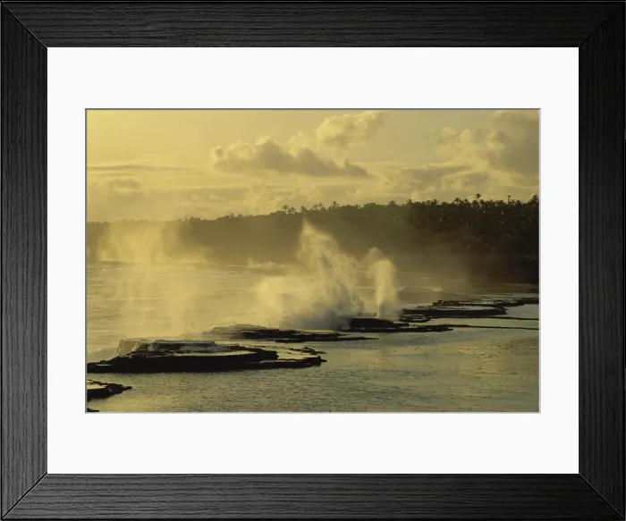 Framed Print : Houna blowholes in coral, Tongatapu Island, Tonga, Pacific Islands, Pacific Framed Print : Houna blowholes in coral, Tongatapu Island, Tonga, Pacific Islands, Pacific