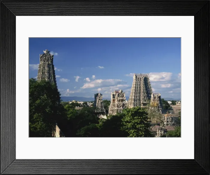 Framed Print : Shree Meenakshi temple, Madurai, Madras, India, Asia Framed Print : Shree Meenakshi temple, Madurai, Madras, India, Asia