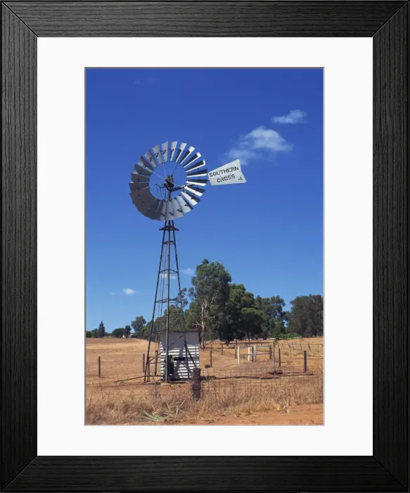 Framed Print : Wind pump on a farm in the outback near Bindoon, Western Australia, Australia, Pacific Framed Print : Wind pump on a farm in the outback near Bindoon, Western Australia, Australia, Pacific