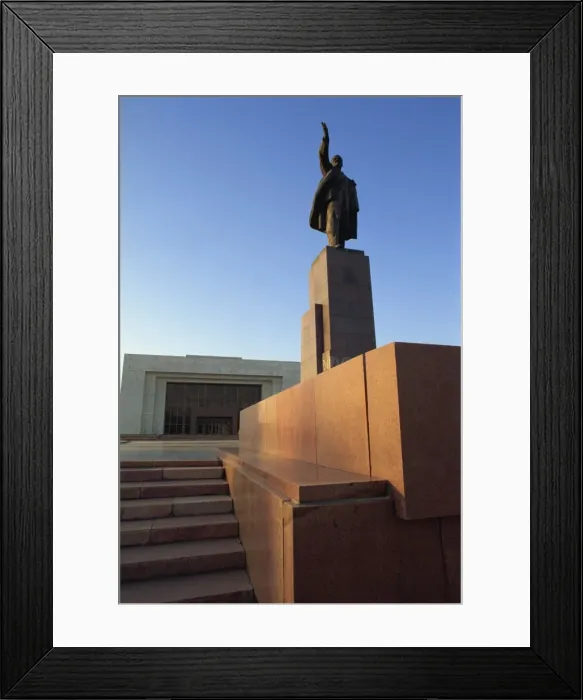 Framed Print : One of last Lenin statues, Lenin Square, Bishkek, Kyrgyzstan, Central Asia, Asia Framed Print : One of last Lenin statues, Lenin Square, Bishkek, Kyrgyzstan, Central Asia, Asia