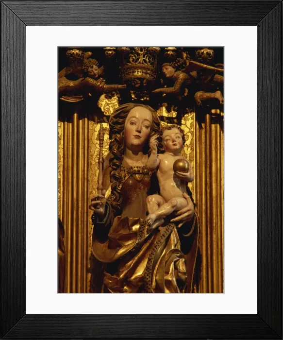 Framed Print : Detail of altar carved by Master Pavol of Levoca, church of St. James, Levoca Framed Print : Detail of altar carved by Master Pavol of Levoca, church of St. James, Levoca