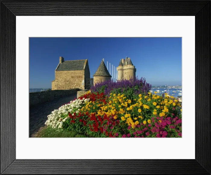 Framed Print : View towards the Solidor Tower in St. Servan, St. Malo, Ille-et-Vilaine Framed Print : View towards the Solidor Tower in St. Servan, St. Malo, Ille-et-Vilaine