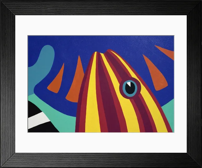 Framed Print : Colourful mural depicting tropical fish, Grand Cayman, Cayman Islands, West Indies Framed Print : Colourful mural depicting tropical fish, Grand Cayman, Cayman Islands, West Indies
