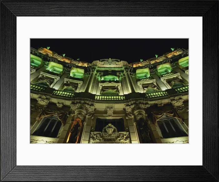 Framed Print : Banco Hispano Americano, Madrid, Spain, Europe Framed Print : Banco Hispano Americano, Madrid, Spain, Europe