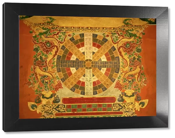 Mandala inside the Potala Palace, Lhasa, Tibet, China, Asia