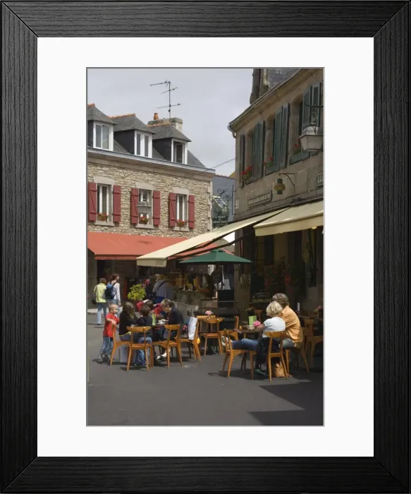 Framed Print : Cafe in the old Walled Town of Concarneau, Southern Finistere, Brittany, France, Europe Framed Print : Cafe in the old Walled Town of Concarneau, Southern Finistere, Brittany, France, Europe