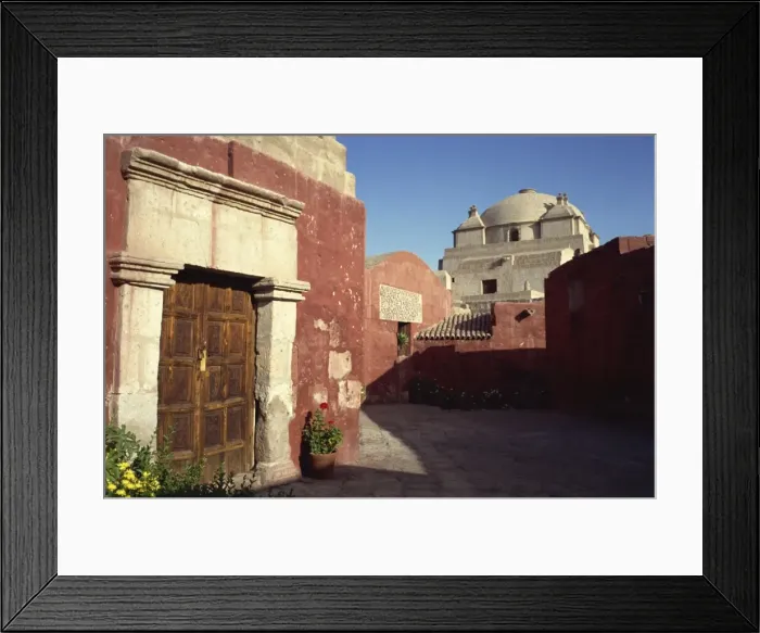 Framed Print : Santa Catalina Monastery dating from the 17th century, Plaza Socodobe and chapel roof Framed Print : Santa Catalina Monastery dating from the 17th century, Plaza Socodobe and chapel roof