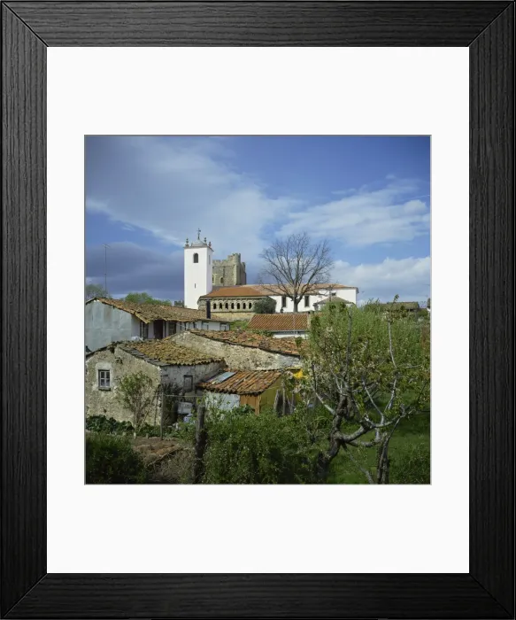 Framed Print : Santa Maria and the 13th century Council, Torre da Menagem, Citadela, Braganca Framed Print : Santa Maria and the 13th century Council, Torre da Menagem, Citadela, Braganca