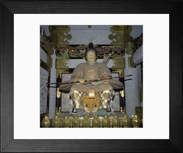 Framed Print : Zuijin guardian, Heian era, Yomai-mon Gate, Tosho-gu Shrine, Nikko, Honshu, Japan, Asia