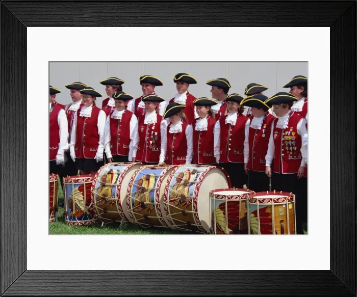 Framed Print : Pipe band, Florida, United States of America, North America Framed Print : Pipe band, Florida, United States of America, North America