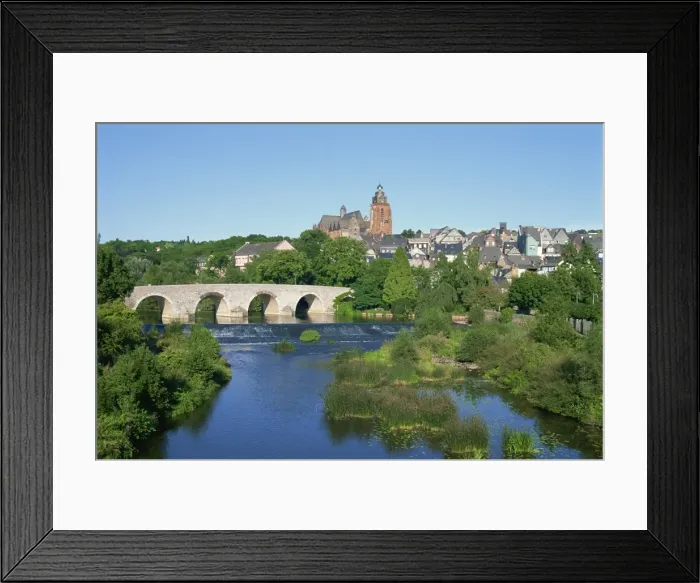 Framed Print : River Lahn, old town and cathedral, Wetzlar, Hesse, Germany, Europe Framed Print : River Lahn, old town and cathedral, Wetzlar, Hesse, Germany, Europe