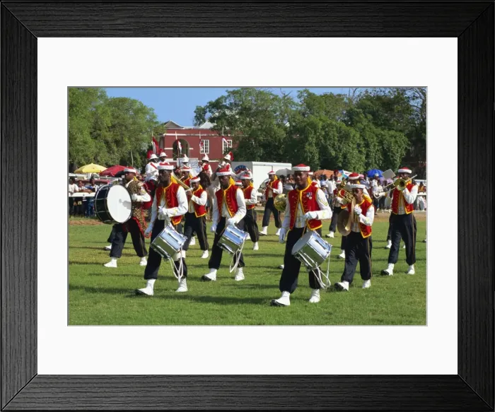 Framed Print : Band of the West India Regiment, Barbados, West Indies, Caribbean, Central America Framed Print : Band of the West India Regiment, Barbados, West Indies, Caribbean, Central America