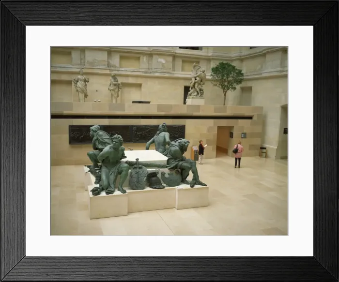 Framed Print : The Louvre, Paris, France, Europe