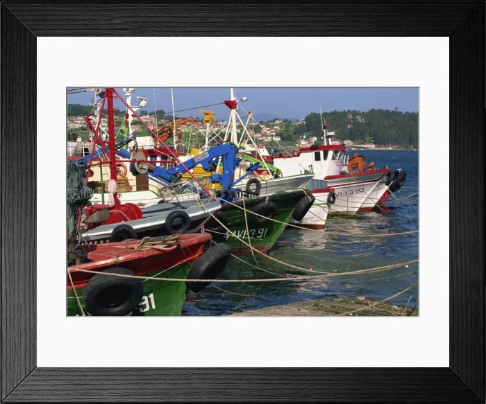 Framed Print : Fishing boats, Combarro, Ria de Pontevedra, Galicia, Spain, Europe Framed Print : Fishing boats, Combarro, Ria de Pontevedra, Galicia, Spain, Europe