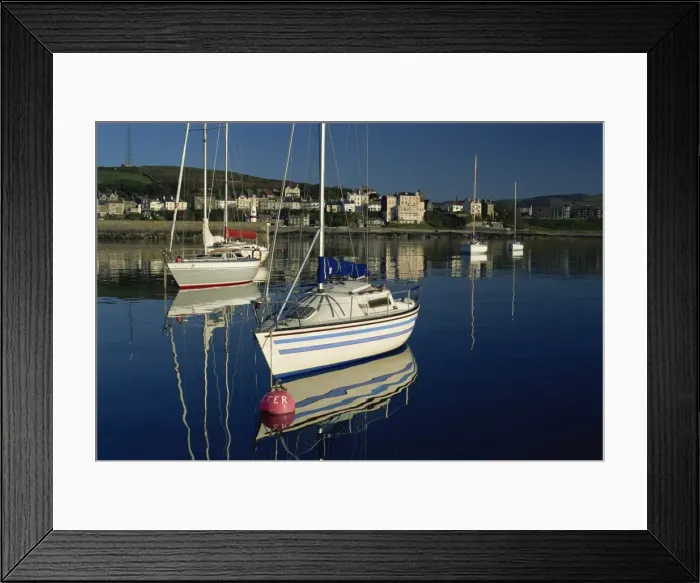 Framed Print : Port St. Mary, Isle of Man, United Kingdom, Europe Framed Print : Port St. Mary, Isle of Man, United Kingdom, Europe