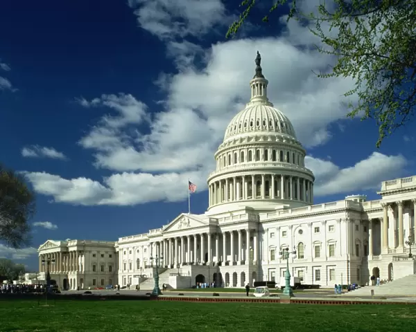 The Capitol building in Washington DC, United States of America, North America