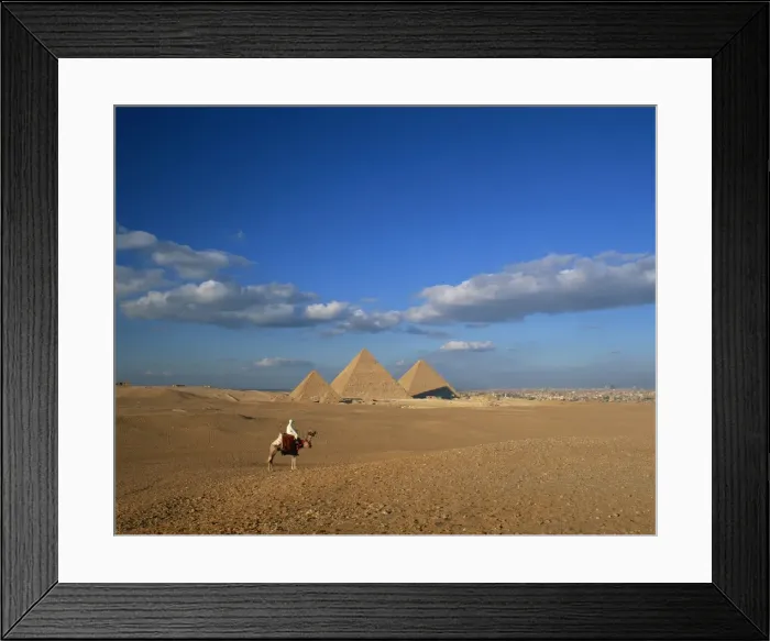 Framed Print : Camel rider at Giza Pyramids, Giza, UNESCO World Heritage Site, Cairo, Egypt Framed Print : Camel rider at Giza Pyramids, Giza, UNESCO World Heritage Site, Cairo, Egypt