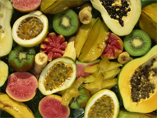 Close-up of tropical fruit, Nadi, Viti Levu, Fiji, Pacific Islands, Pacific