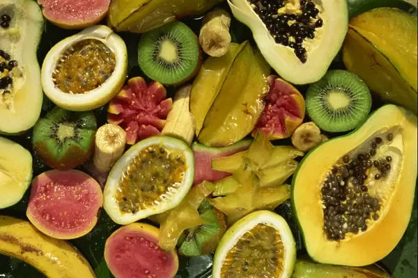 Close-up of tropical fruit, Nadi, Viti Levu, Fiji, Pacific Islands, Pacific