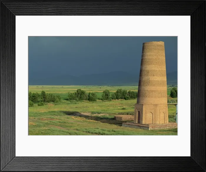 Framed Print : Burana Tower, an 11th century Karakhanid minaret, near Bishkek, Kyrgyzstan Framed Print : Burana Tower, an 11th century Karakhanid minaret, near Bishkek, Kyrgyzstan