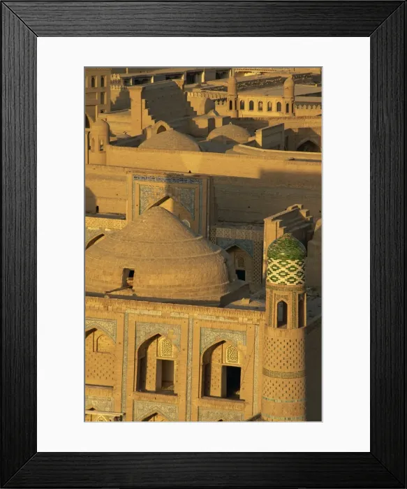 Framed Print : Rakhim Khan Madrasah with Tash Khauli Palace beyond, Khiva, Uzbekistan Framed Print : Rakhim Khan Madrasah with Tash Khauli Palace beyond, Khiva, Uzbekistan