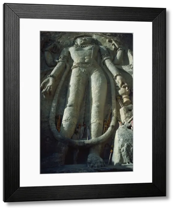 Framed Print : Statue of the future Buddha (Maitreya), Mulbekh, Ladakh, India, Asia Framed Print : Statue of the future Buddha (Maitreya), Mulbekh, Ladakh, India, Asia