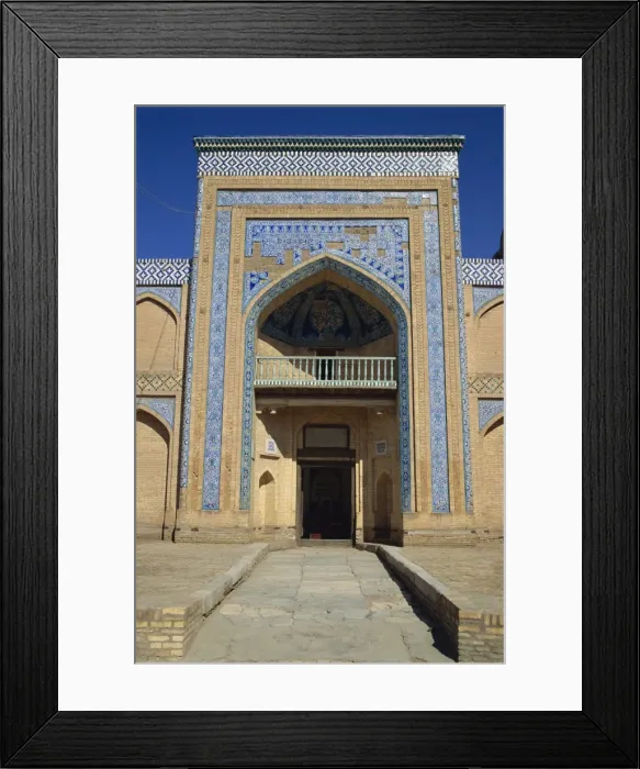 Framed Print : Portal of Mohammed Amin Khan Madrasah, Khiva, Uzbekistan, Central Asia, Asia Framed Print : Portal of Mohammed Amin Khan Madrasah, Khiva, Uzbekistan, Central Asia, Asia