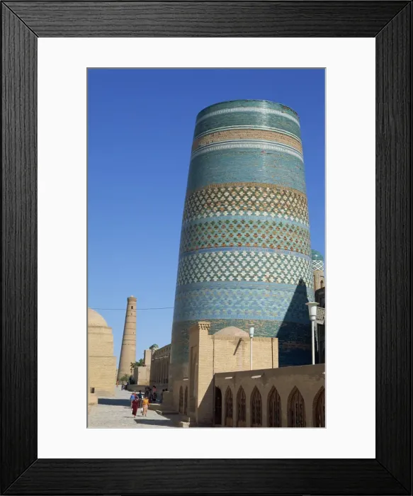 Framed Print : Kalta Minar from West Gate, Khiva, Uzbekistan, Central Asia, Asia Framed Print : Kalta Minar from West Gate, Khiva, Uzbekistan, Central Asia, Asia