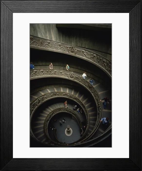 Framed Print : Public staircase to Vatican Museum, Vatican, Rome, Lazio, Italy, Europe Framed Print : Public staircase to Vatican Museum, Vatican, Rome, Lazio, Italy, Europe