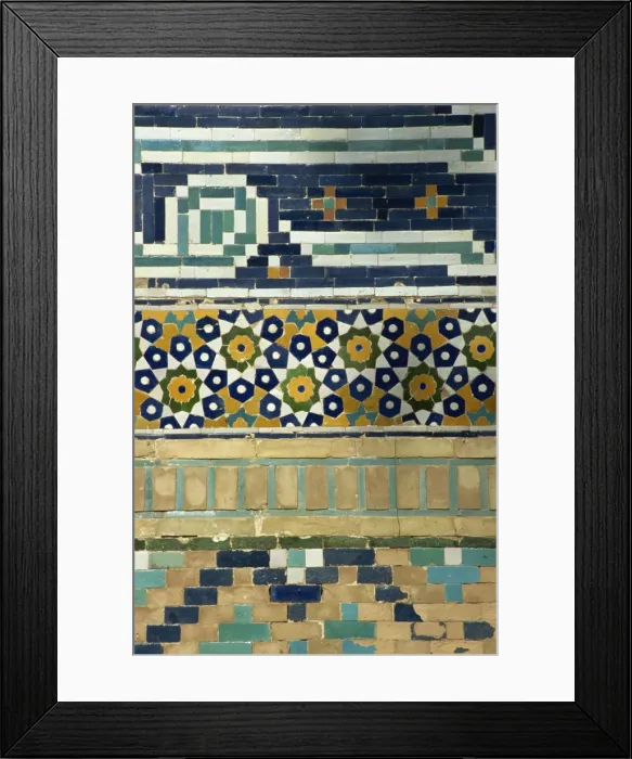 Framed Print : Ceramic detail, Nadir Divanbegi madrasah, Bukhara, Uzbekistan, Central Asia, Asia Framed Print : Ceramic detail, Nadir Divanbegi madrasah, Bukhara, Uzbekistan, Central Asia, Asia