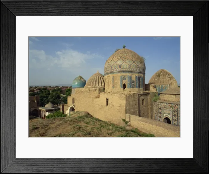Framed Print : Shah-i-Zinda mausoleum, Samarkand, Uzbekistan, Central Asia, Asia Framed Print : Shah-i-Zinda mausoleum, Samarkand, Uzbekistan, Central Asia, Asia