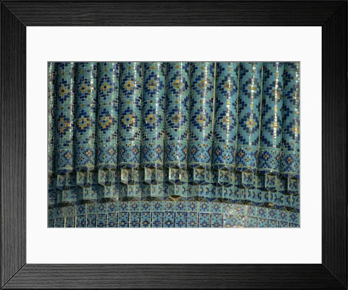 Framed Print : Detail of the dome of the tomb of Tamerlane, Gur Emir, Samarkand, Uzbekistan Framed Print : Detail of the dome of the tomb of Tamerlane, Gur Emir, Samarkand, Uzbekistan