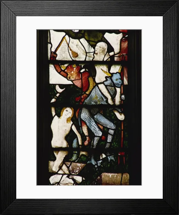 Framed Print : Stained glass, Fairford Church, England, United Kingdom, Europe Framed Print : Stained glass, Fairford Church, England, United Kingdom, Europe