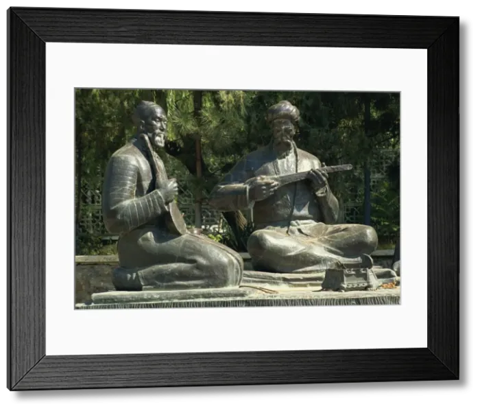 Framed Print : Statue of Uzbek musicians, Samarkand, Uzbekistan, Central Asia, Asia Framed Print : Statue of Uzbek musicians, Samarkand, Uzbekistan, Central Asia, Asia