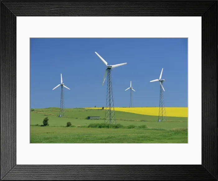 Framed Print : Wind generators, near St. Rise, Aero Island, Denmark, Scandinavia, Europe Framed Print : Wind generators, near St. Rise, Aero Island, Denmark, Scandinavia, Europe