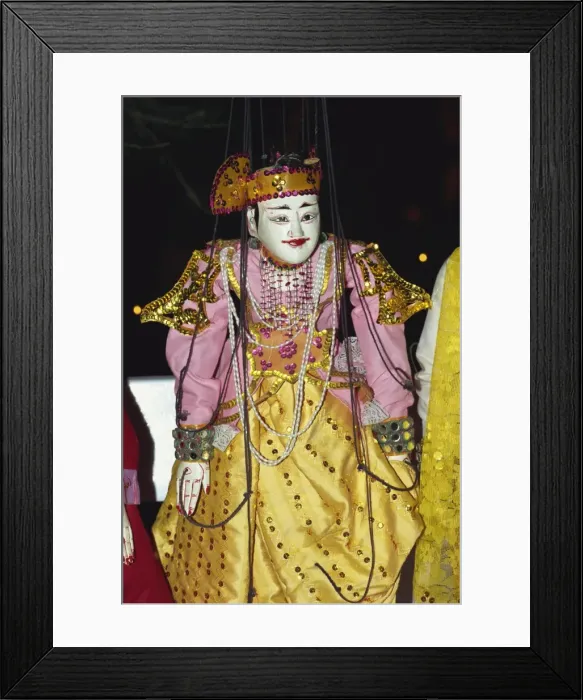 Framed Print : Traditional puppet, Mandalay, Myanmar (Burma), Asia Framed Print : Traditional puppet, Mandalay, Myanmar (Burma), Asia