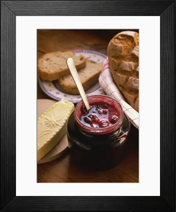 Framed Print : Black cherry jam and kirsch, Switzerland, Europe Framed Print : Black cherry jam and kirsch, Switzerland, Europe