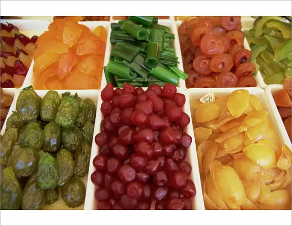 Glace fruit, market, Provence, France, Europe