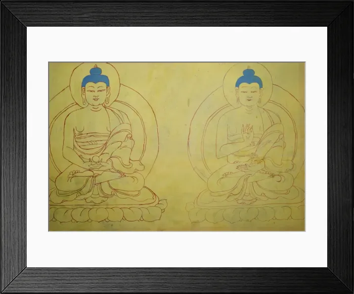 Framed Print : Y Lakang, Sakyamuni Buddhas, Tibet, China, Asia Framed Print : Y Lakang, Sakyamuni Buddhas, Tibet, China, Asia