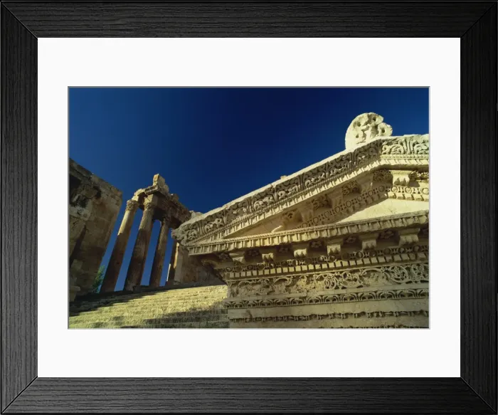 Framed Print : Entry to the Roman temple of Bacchus, Baalbek, UNESCO World Heritage Site Framed Print : Entry to the Roman temple of Bacchus, Baalbek, UNESCO World Heritage Site