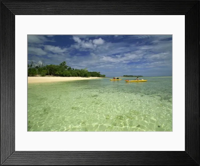 Framed Print : Sea kayaking with Cutting Edge Adventures, Efale, Vanuatu, Pacific Islands, Pacific Framed Print : Sea kayaking with Cutting Edge Adventures, Efale, Vanuatu, Pacific Islands, Pacific