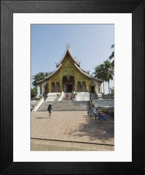 Framed Print : New Pavilion to house the Prabang standing Buddha statue, Royal Palace Framed Print : New Pavilion to house the Prabang standing Buddha statue, Royal Palace