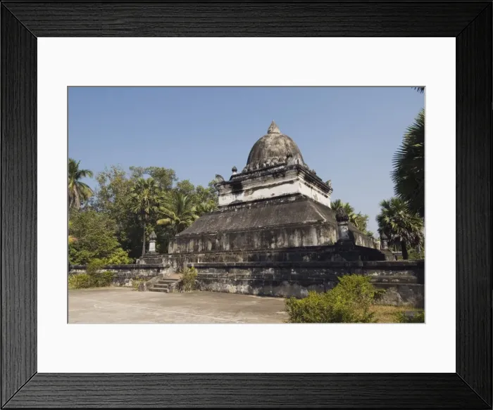 Framed Print : That Pathum or sometimes called That Makmo (Watermelon Stupa), Luang Prabang Framed Print : That Pathum or sometimes called That Makmo (Watermelon Stupa), Luang Prabang