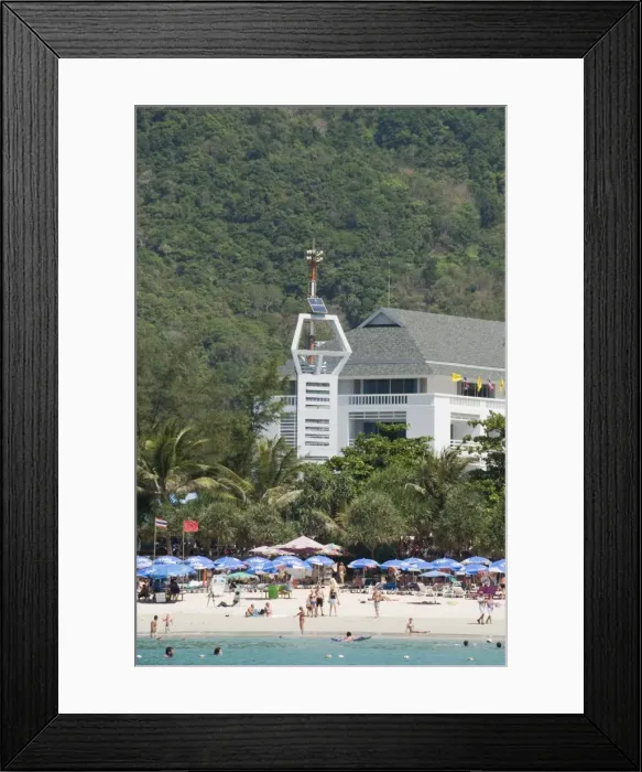 Framed Print : Tsunami warning tower, Kata Beach, Phuket, Thailand, Southeast Asia, Asia Framed Print : Tsunami warning tower, Kata Beach, Phuket, Thailand, Southeast Asia, Asia