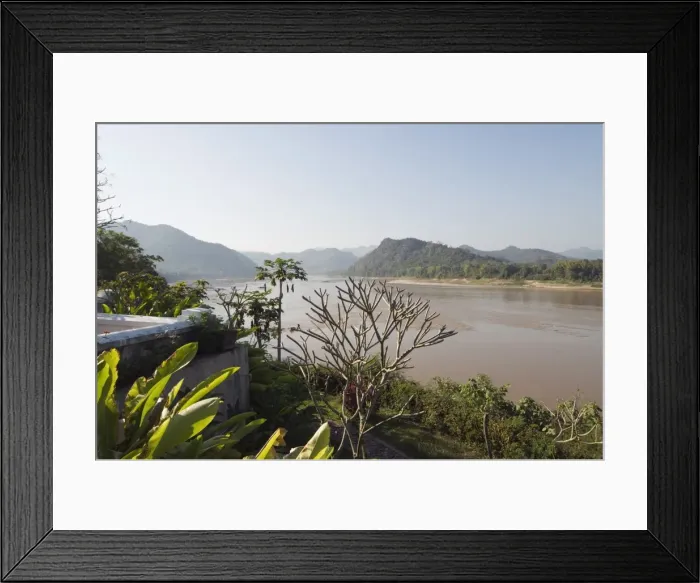 Framed Print : Mekong River, Luang Prabang, Laos, Indochina, Southeast Asia, Asia Framed Print : Mekong River, Luang Prabang, Laos, Indochina, Southeast Asia, Asia