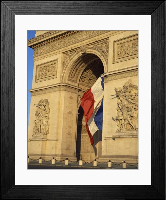 Framed Print : The Arc de Triomphe, Paris, France, Europe Framed Print : The Arc de Triomphe, Paris, France, Europe