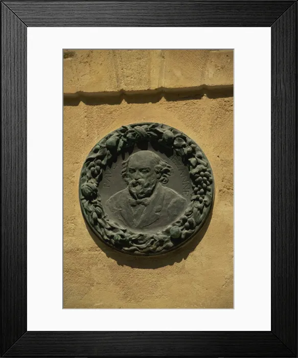 Framed Print : Cezanne wall plaque, Aix-en-Provence, Provence, France, Europe Framed Print : Cezanne wall plaque, Aix-en-Provence, Provence, France, Europe