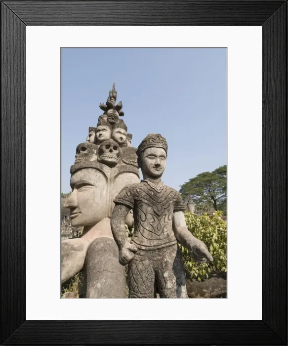 Framed Print : Buddha Park, Xieng Khuan, Vientiane, Laos, Indochina, Southeast Asia, Asia Framed Print : Buddha Park, Xieng Khuan, Vientiane, Laos, Indochina, Southeast Asia, Asia